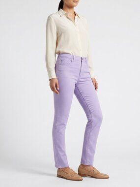 *Material Girl Lilac Purple Straight Leg